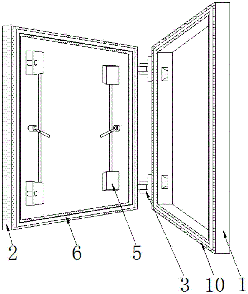 一种密封性好的钢筋混凝土防护密闭门的制作方法