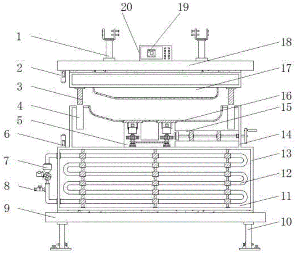 一种具有循环冷却功能发动机缸盖生产用压铸模具的制作方法