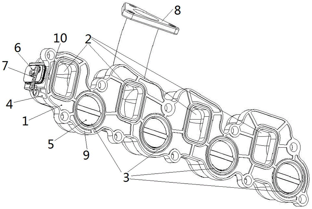 柴油机进气歧管结构的制作方法