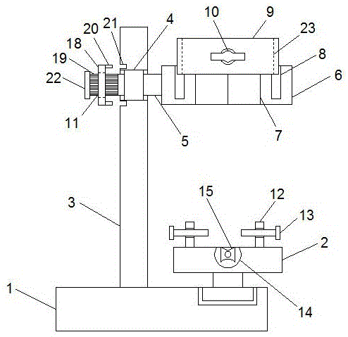 一种机械机架焊接用角度可调节的固定装置的制作方法