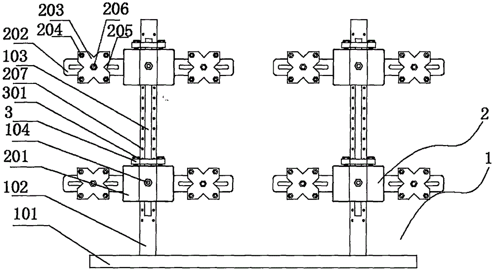一种液晶屏拼接用的支撑结构的制作方法