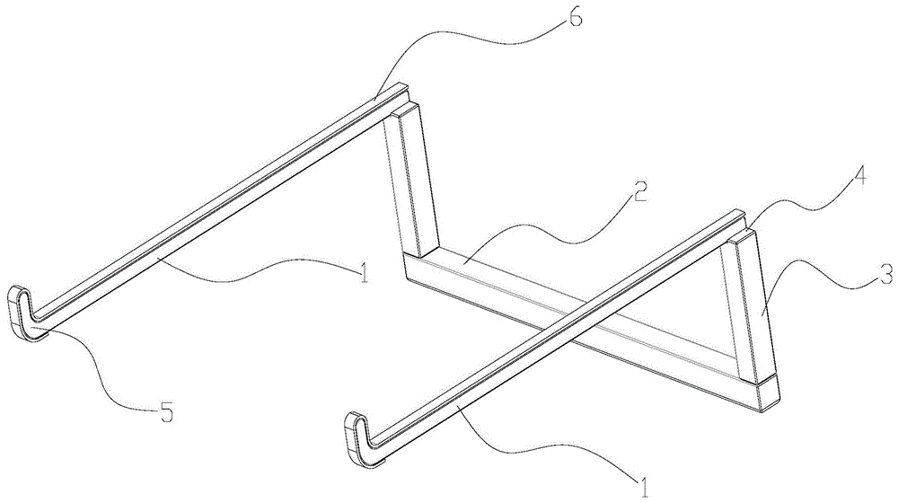 一种折叠式便携电脑支架的制作方法