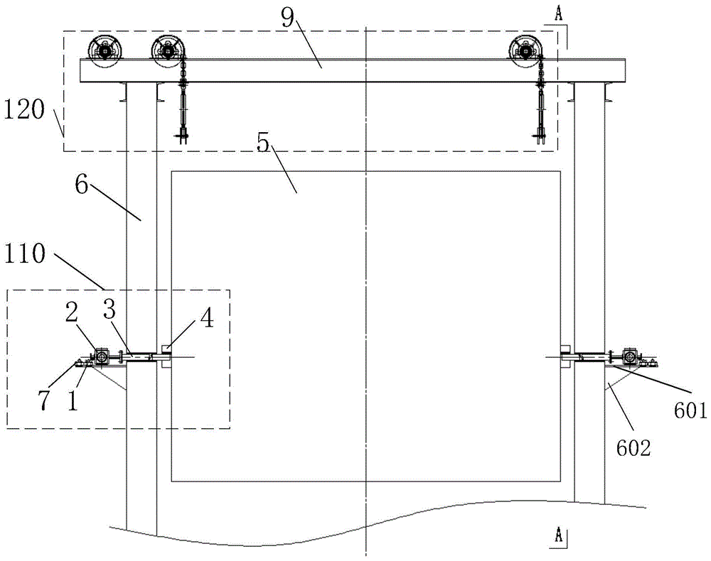 一种炉门防坠落装置及炉门控制系统的制作方法