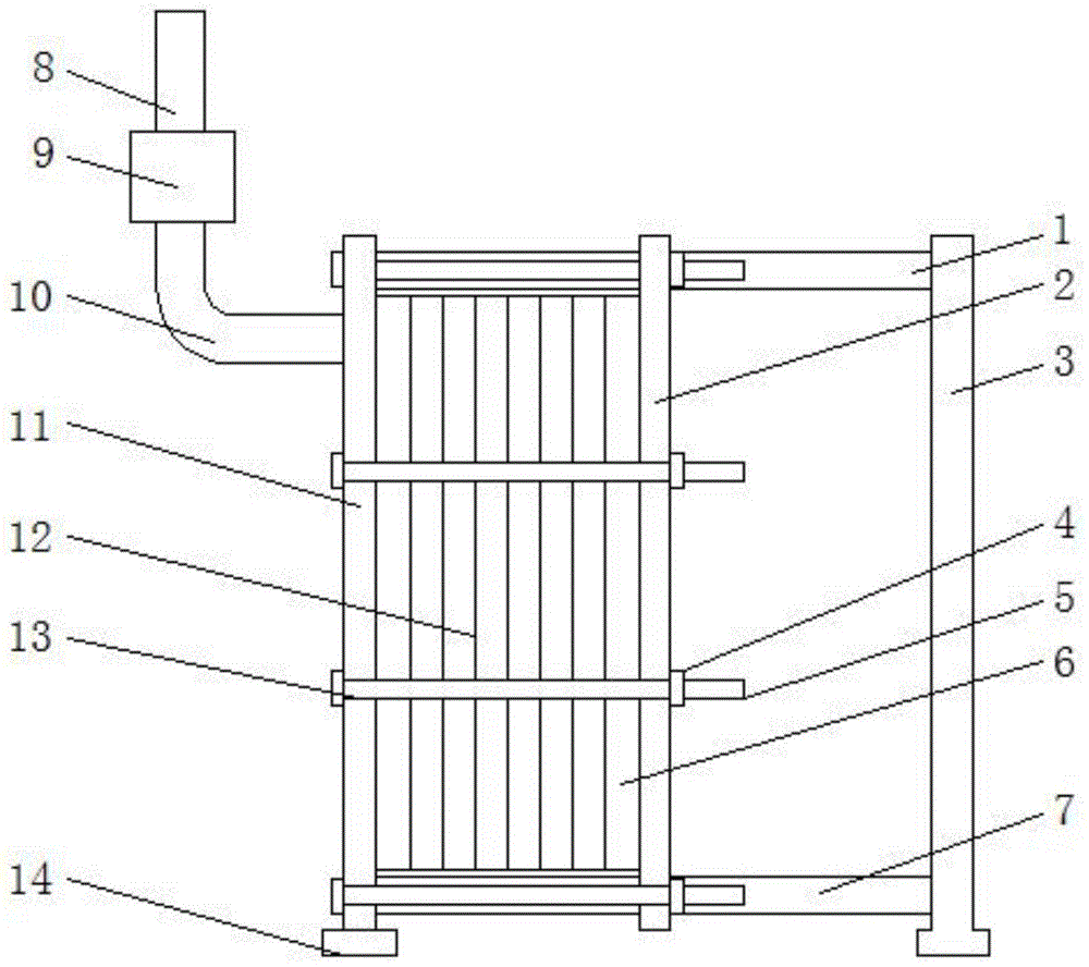 一种高效废气余热换热机组的制作方法