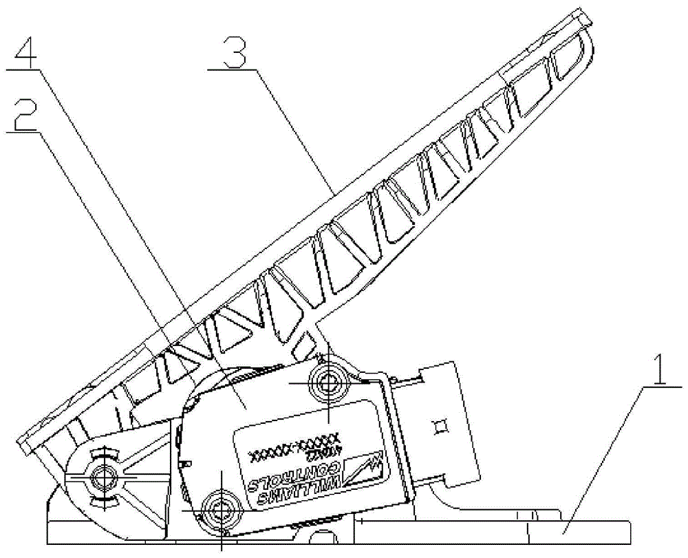 地板式电子油门踏板总成的制作方法