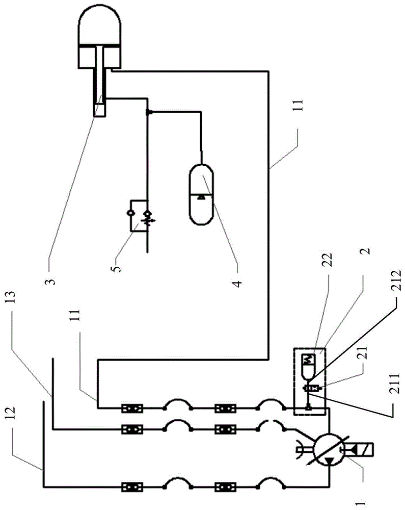 飞机液压泵吸油增压系统的制作方法