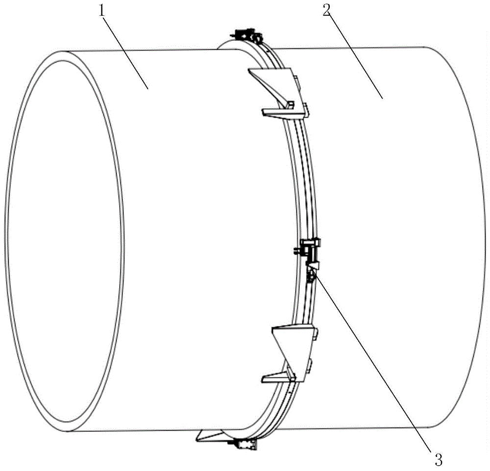 一种管道自动连接锁紧装置的制作方法