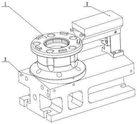 一种用于汽车轮毂加工的自定心式液压夹具的制作方法