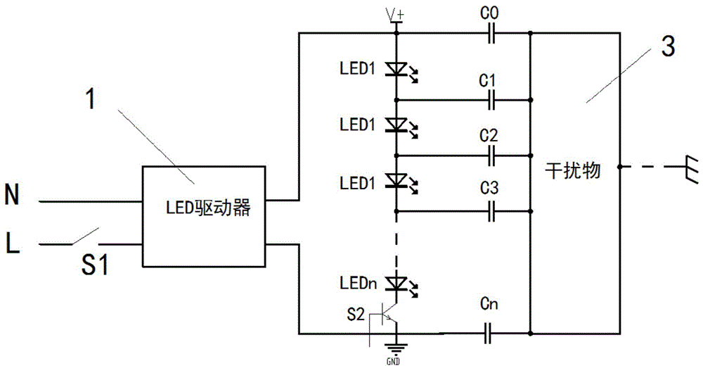 一种LED灯具保护电路的制作方法