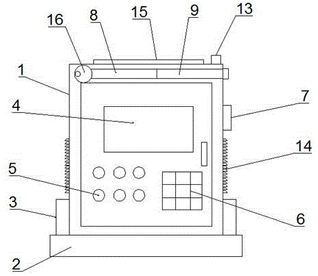 一种带有放置功能的PLC控制柜的制作方法