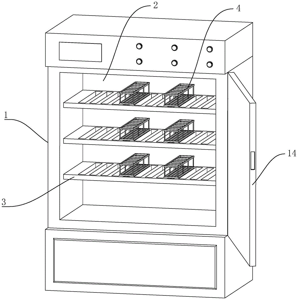 一种便于取放试体的涂料试验箱的制作方法