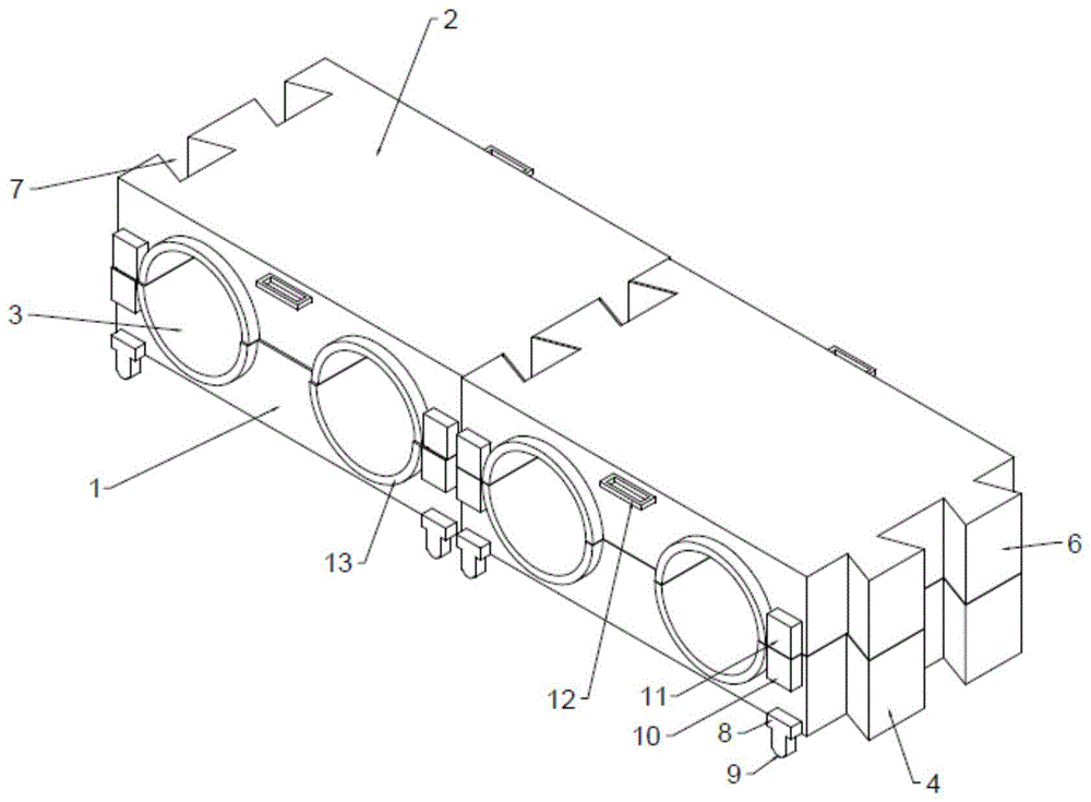 一种新型电力管用管枕的制作方法