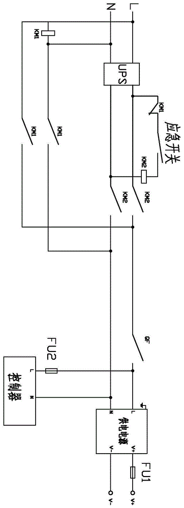 一种安全指示灯用不间断供电系统的制作方法