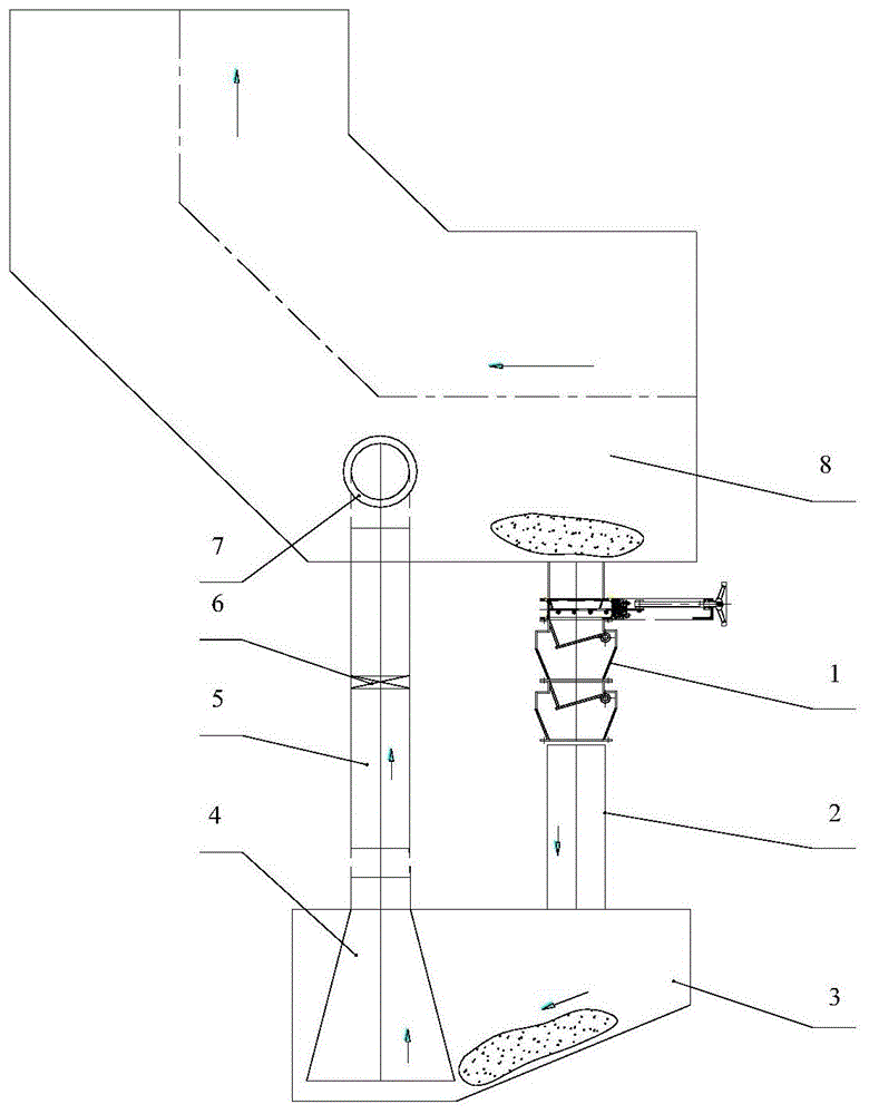 CFB吸收塔及其排灰装置的制作方法