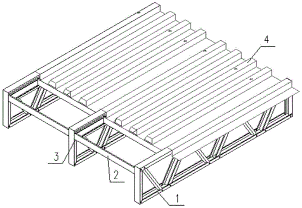 一种装配式轻钢组合楼板的制作方法