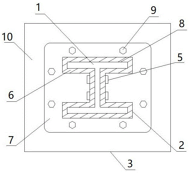 一种建筑用工字钢的固定装置的制作方法