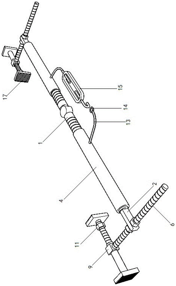 建筑工程施工模板紧固装置的制作方法