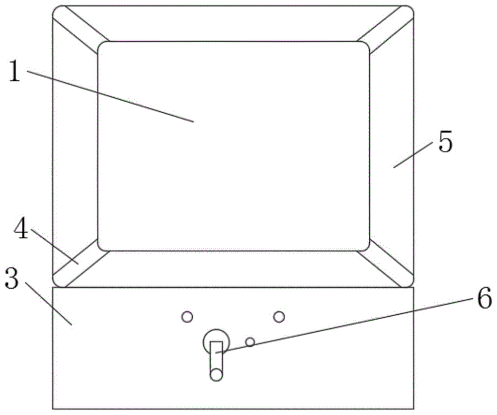 一种局部镶嵌式电视机外壳结构的制作方法