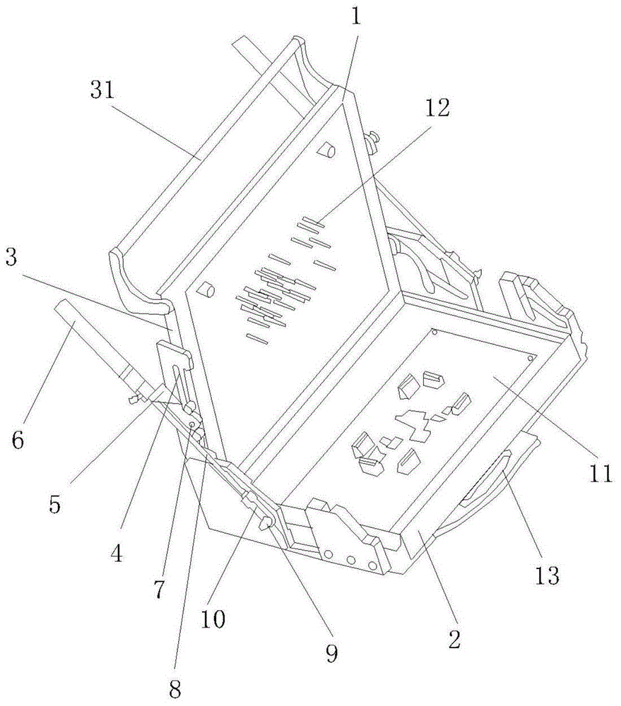 一种翻盖式终端检测治具的制作方法