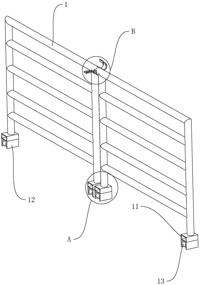 一种用于道路或建筑工地的移动式防护栏的制作方法