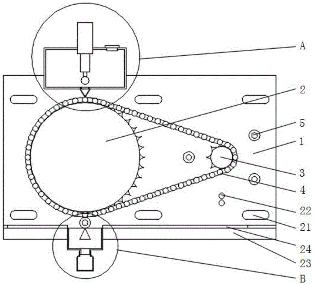一种卷帘门电机固定架的制作方法