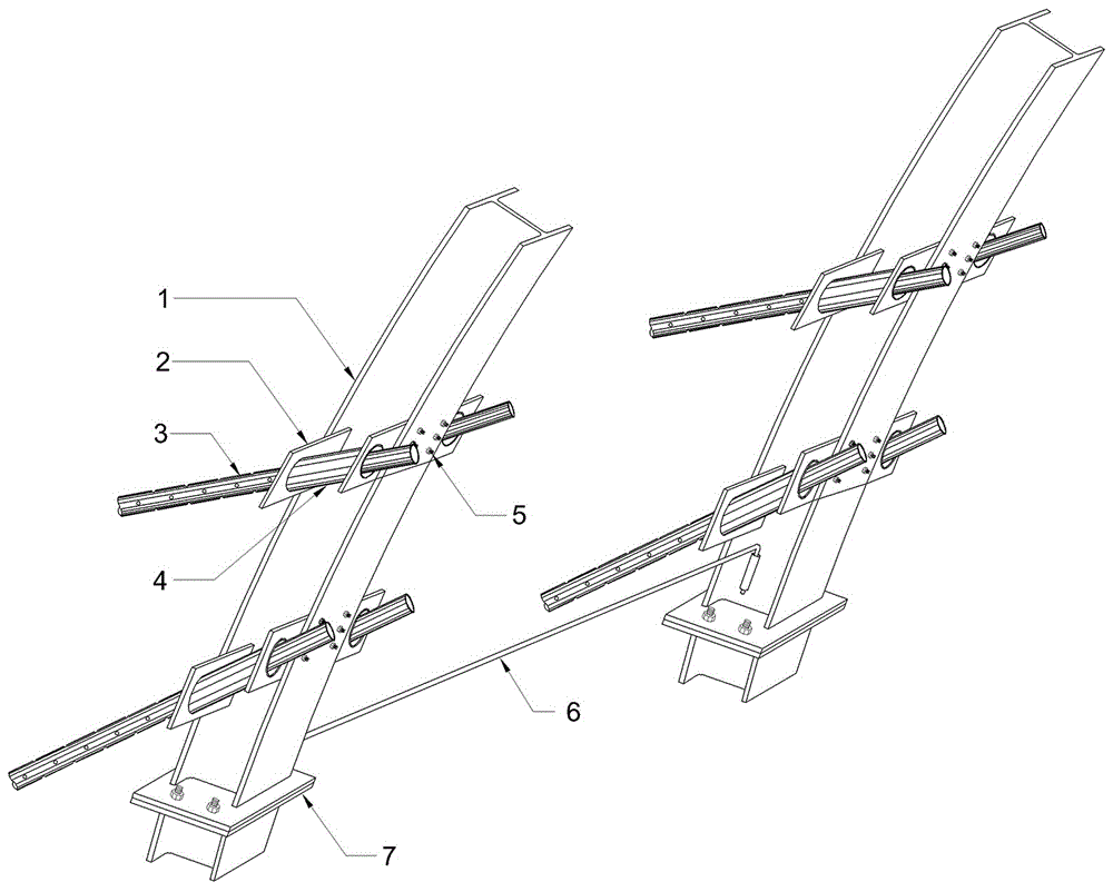 一种隧道微型桩与拱架的自锁连接结构的制作方法