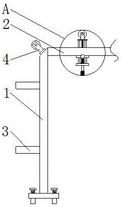 一种铜线拉丝机的防跳线装置的制作方法