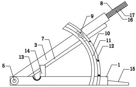 一种建筑施工用钢筋折弯装置的制作方法