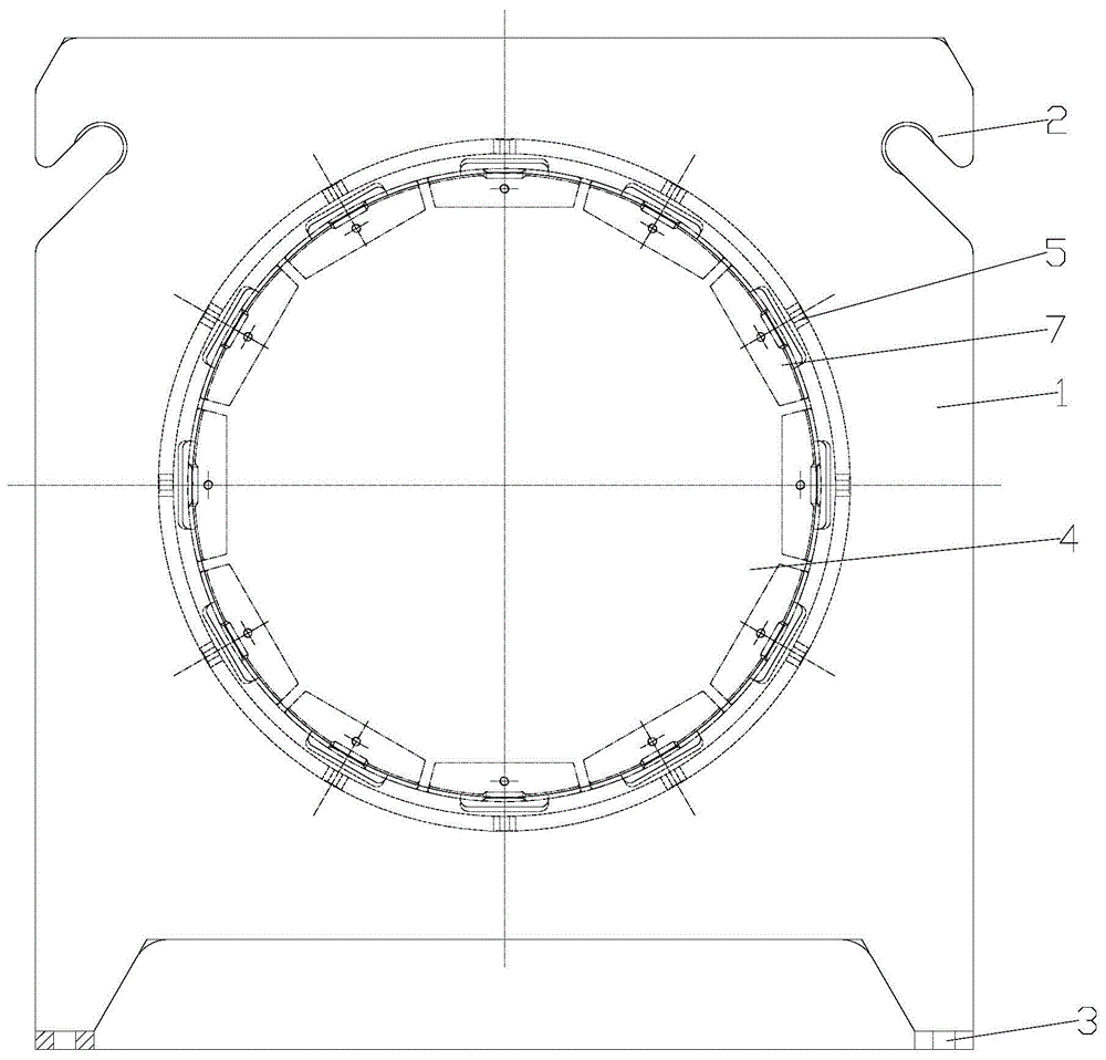 一种筒体整圆模具快速拆装工装的制作方法