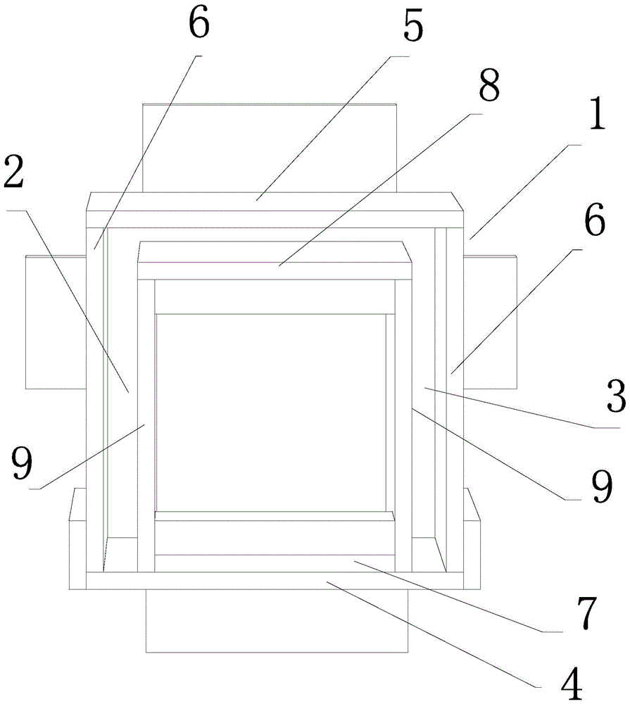 构造柱预制壳模成型模具的制作方法