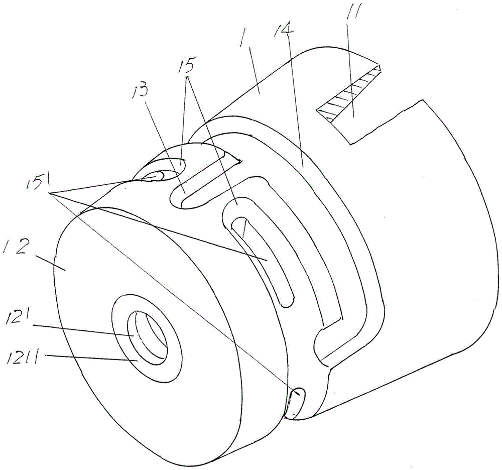 漂浮电缆外护套挤覆用的模套结构的制作方法