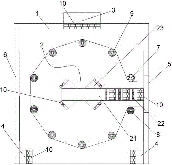 一种高效墙纸烘干机的制作方法