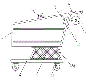 一种超市用智能推车的制作方法