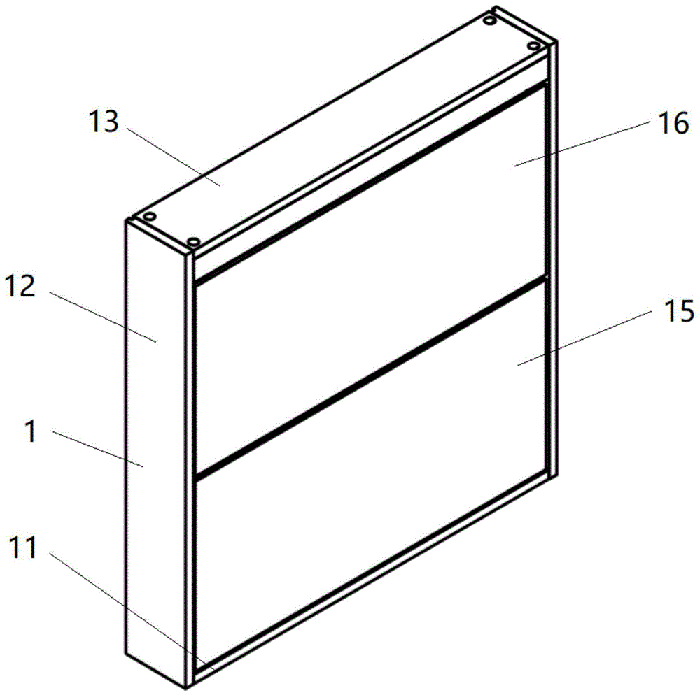 一种基于翻折式柜门的多功能变形柜的制作方法