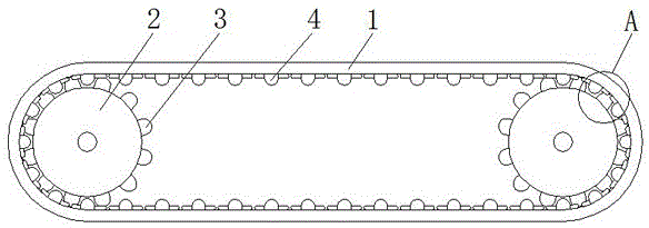 多段曲线耦合齿形同步带的制作方法