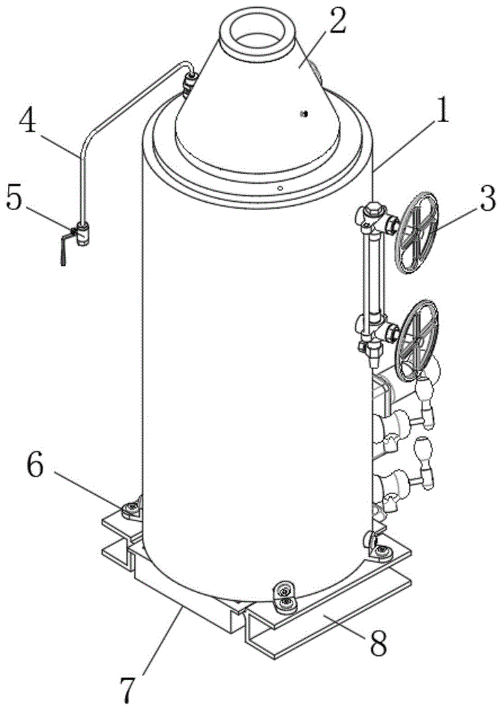 一种具有降低气压效果的贯流式锅炉的制作方法