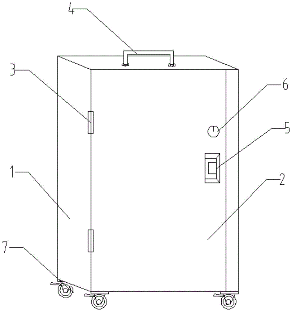 一种具有防尘散热和减震功能的扬声器储存箱的制作方法