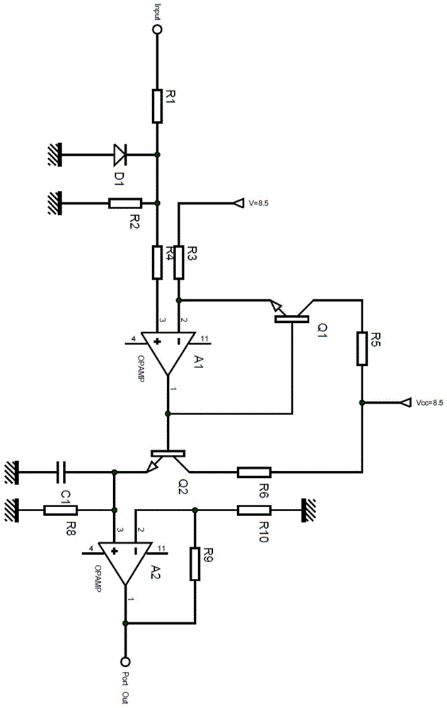 一种峰值检波器的制作方法