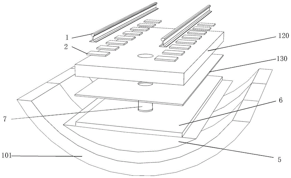 一种装配式轨道及其垫层结构的制作方法