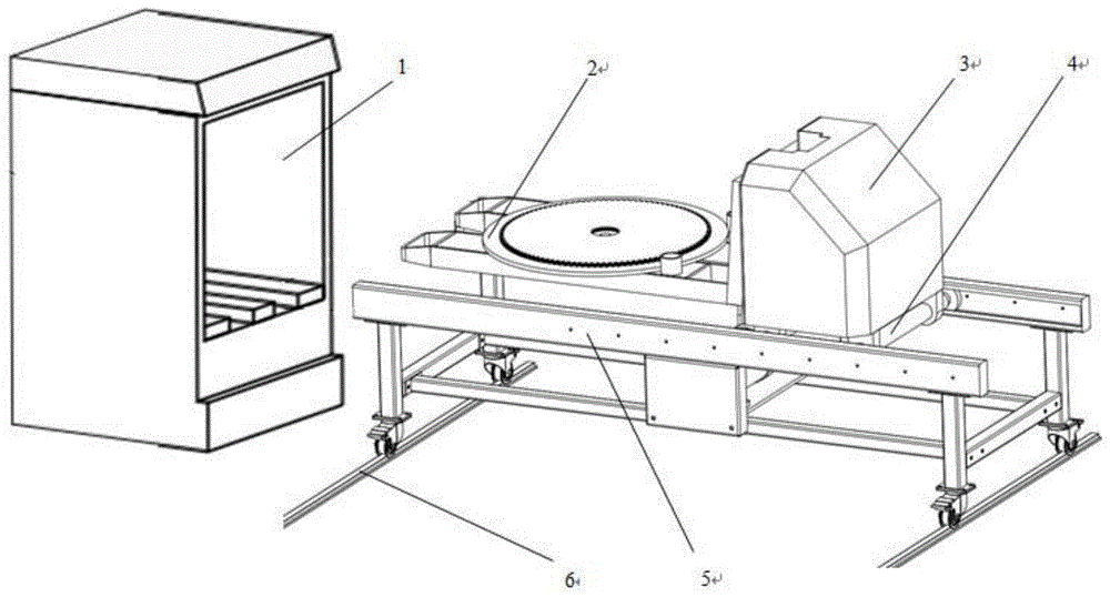 一种圆锯片热处理工序间叉装及摆渡装置的制作方法