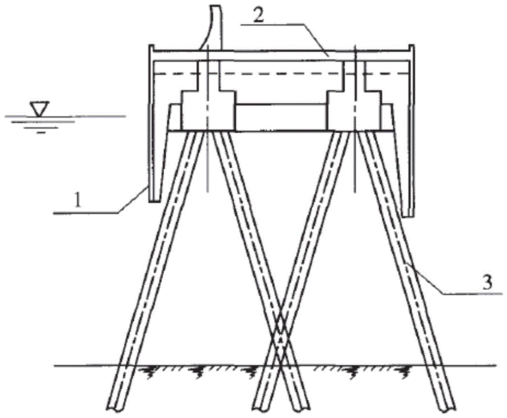 透空式防波堤的制作方法