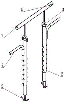 一种钢筋笼吊装定位导向架装置的制作方法
