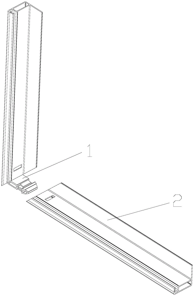 一种光伏组件边框连接用的角码连接结构的制作方法