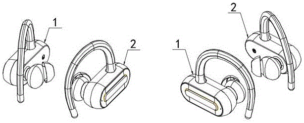 一种可防水带号角式咪头进音口的蓝牙耳机的制作方法