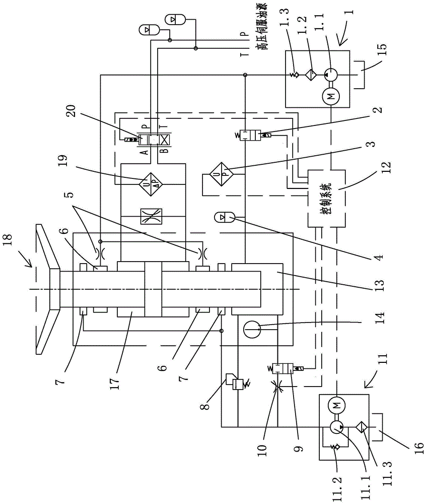 一种高速重载作动器的供油系统的制作方法