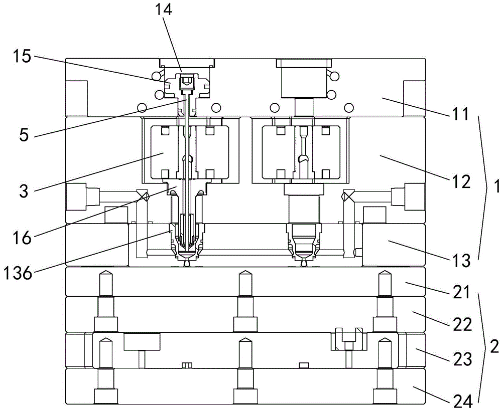 一种四方盖注塑模具的制作方法