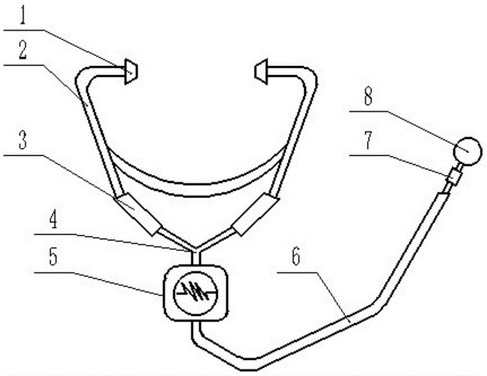 一种医疗心内科听诊器的制作方法