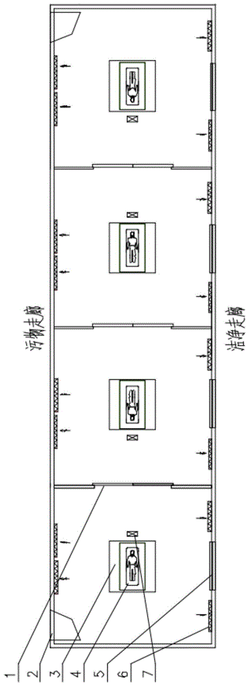 一种移动隔断式大开间手术室的制作方法