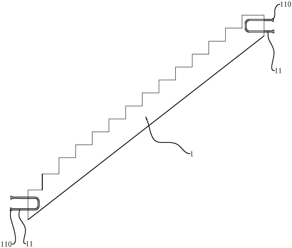一种预制楼梯及其连接结构的制作方法