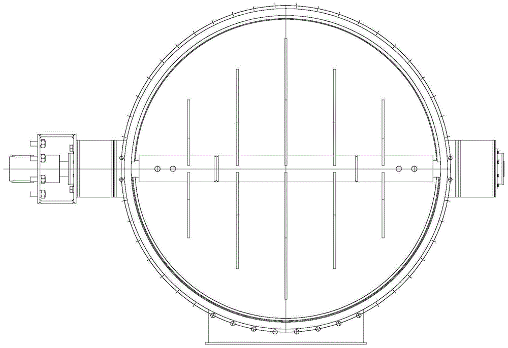 一种烟气工况大口径通风调节蝶阀的制作方法
